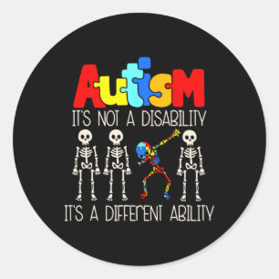 Autism är inte ett handikapp utan en annan förmåga runt klistermärke