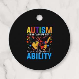Autism är inte ett handikapp utan ett annat gåvor etiketter