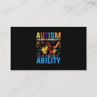 Autism är inte ett handikapp utan ett annat visitkort