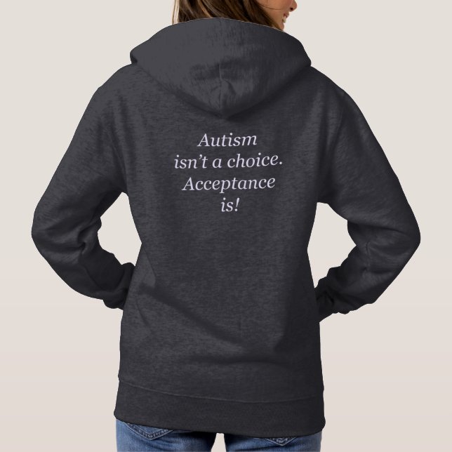 Autism är inte ett primat tröja (Baksida)