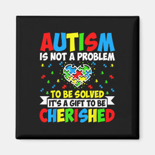 Autism är inte ett problem att lösa - Autism Awar Magnet