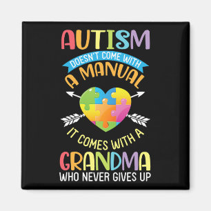 Autism är inte Kom med en handbok som är utrustad Magnet
