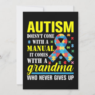 Autism är inte Kom med en handbok som är utrustad  Spara Datumet