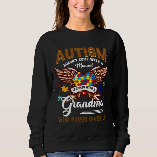 Autism är Kom manuell. T Shirt (Framsida)