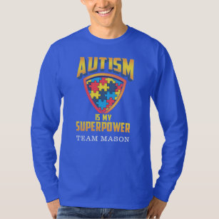 Autism är matchningen mellan min Anpassningsbar fö T Shirt