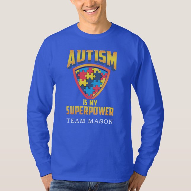 Autism är matchningen mellan min Anpassningsbar fö T Shirt (Framsida)