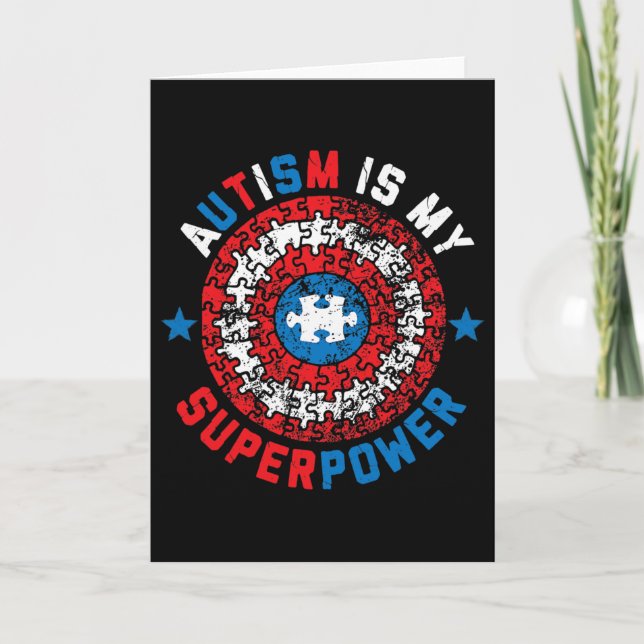 Autism Är Min Superkraft Autism Acceptans Autistis Kort (Framsida)