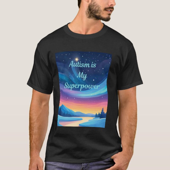 Autism är min superkraft t shirt (Framsida)