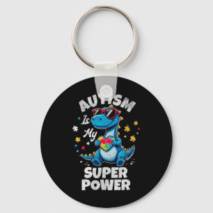 Autism är min supermakt Autism Awareness Funny Boy Nyckelring