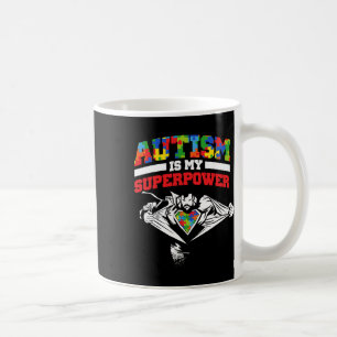 Autism är min supermaktlige Autist Support Autists Kaffemugg