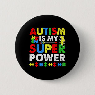 Autism är min Toppen Autism-medvetenhet Knapp