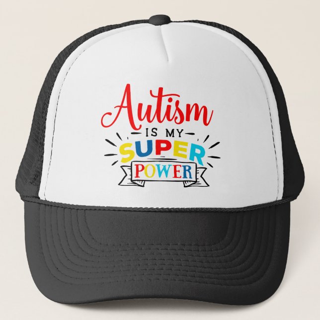 Autism är min toppen driver keps (Framsida)