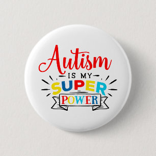 Autism är min toppen driver knapp
