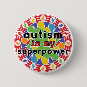 Autism är min toppen driver knapp