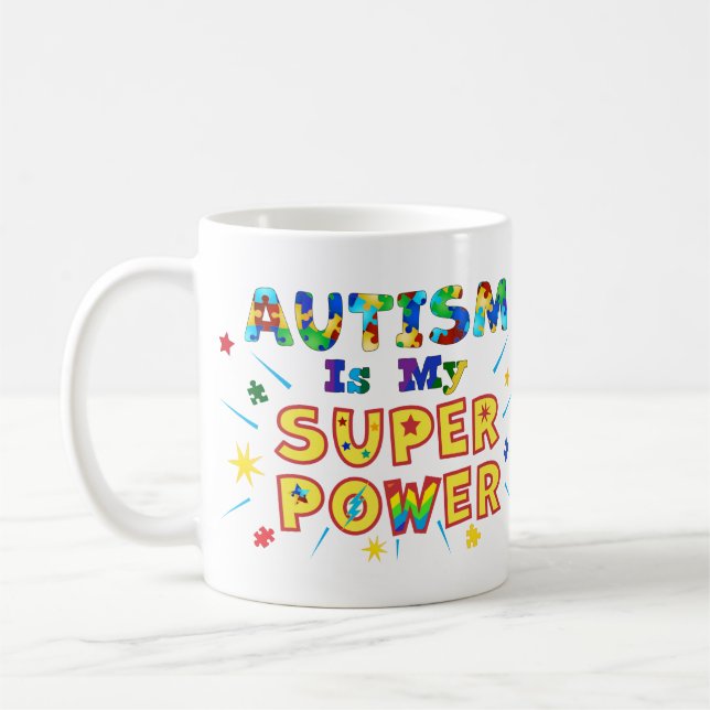 Autism är min Toppen Kaffemugg (Vänster)