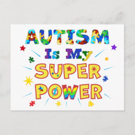 Autism är min Toppen Vykort