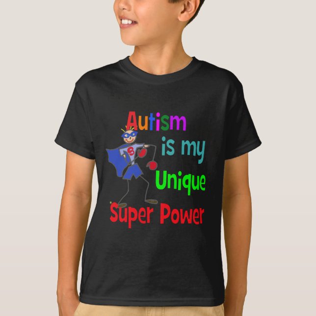Autism är min unika toppen driver tröja (Framsida)