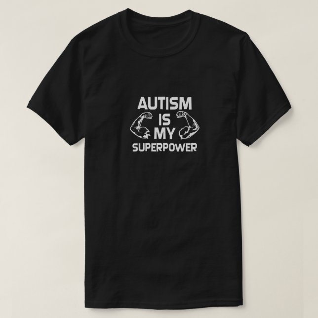 Autism är mina supermakthavare, Manar, kvinnors st T Shirt (Design framsida)