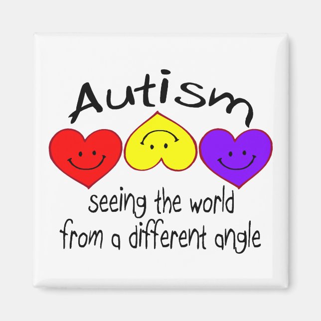Autism, att se världen från en annan Vinkel Magnet (Framsidan)