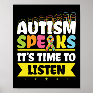 Autism Autism Awareness Autism Superhjälte Poster