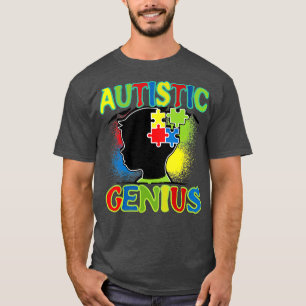 Autism Autism Genius Autism - medvetenhet hos kvin T Shirt