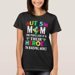 Autism Autism Mamma Min son T Shirt