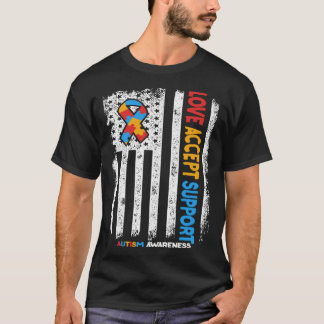 Autism Autistic Kärlek accepterar Autism Awarene f T Shirt