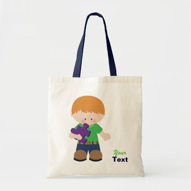 Autism Aw#6 Bag Tygkasse (Framsidan)