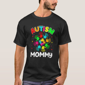 Autism Awaren för Autism-stöd för Autistic Mamma P T Shirt