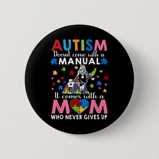 Autism Awareness 2025 är inte Kom med handbok A Knapp (Framsida)