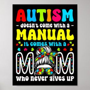 Autism Awareness 2025 är inte Kom med handbok A Poster