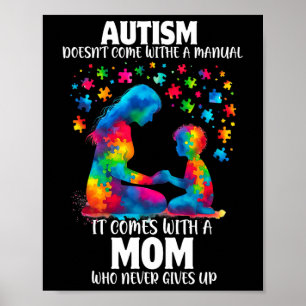 Autism Awareness 2025 är inte Kom med handbok A Poster