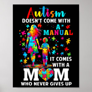Autism Awareness 2025 är inte Kom med handbok A Poster