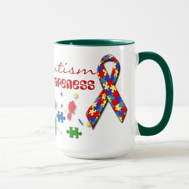 Autism Awareness #4 Ringer Mugg (Höger)