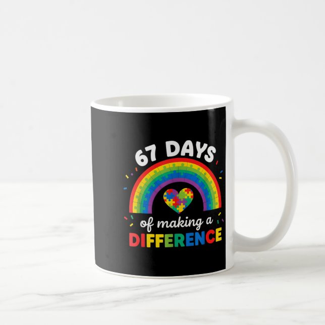 Autism Awareness 67 Days Of Making A Difference 6  Kaffemugg (Höger)