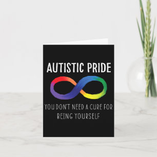 Autism Awareness Accepance Kärlek Autistic Pride A Kort