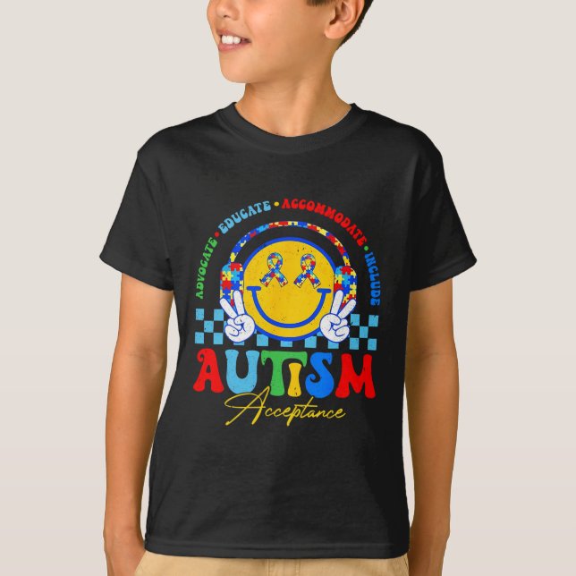 Autism Awareness Accepance Speciell Education Teac T Shirt (Framsida)