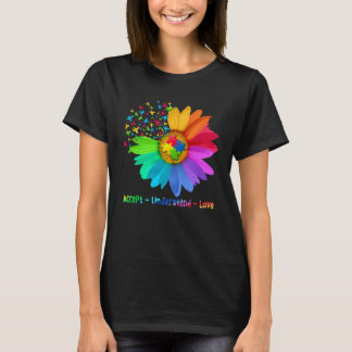 Autism Awareness  Accept Understand Love Autism Mo T Shirt