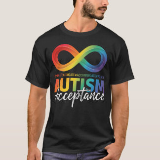 Autism Awareness Acceptance Infinity Symbol T Shirt