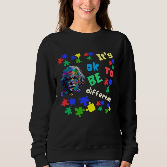 Autism Awareness Acceptance Science Ok To Be Diffe T Shirt (Framsida)