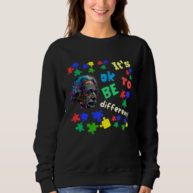 Autism Awareness Acceptance Science Ok To Be Diffe T Shirt (Framsida)