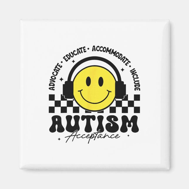 Autism Awareness Acceptance Special Education Teac Magnet (Framsidan)