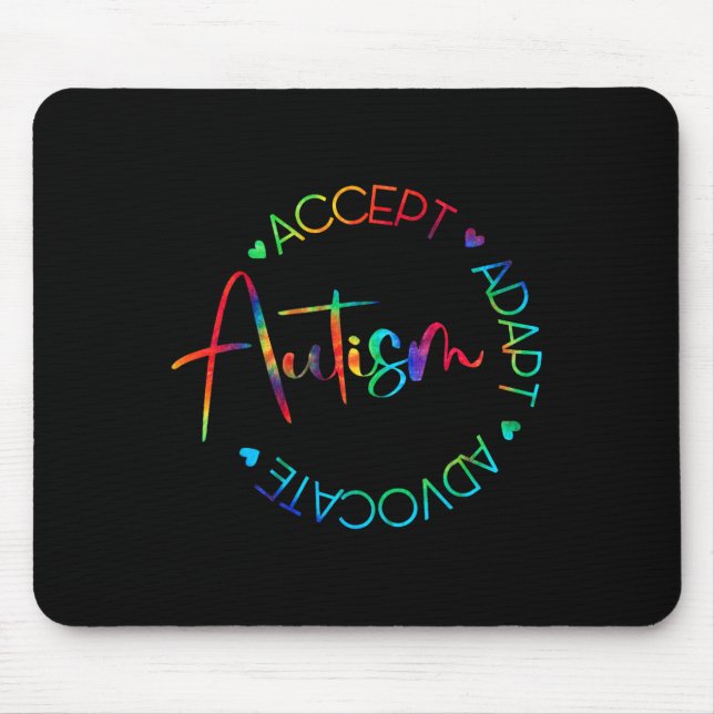 Autism Awareness Accepterar Adapt Advocate Autism  Musmatta (Framsidan)