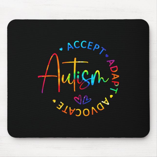 Autism Awareness Accepterar Adapt Advocate Autism  Musmatta (Framsidan)