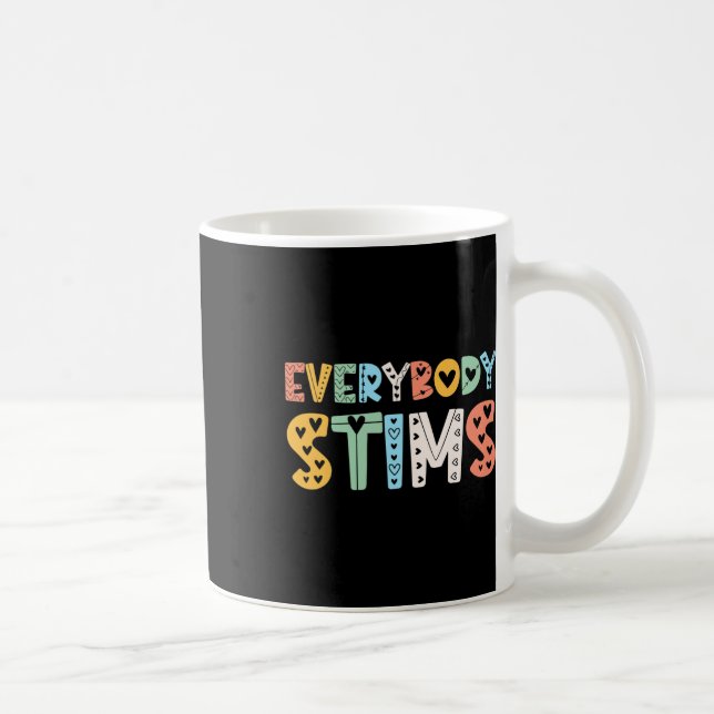 Autism Awareness Alla Stims Autism Teacher Su Kaffemugg (Höger)