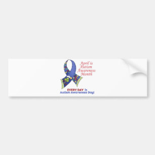 Autism Awareness April and Varje Day Bildekal