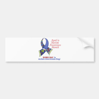 Autism Awareness April and Varje Day Bildekal