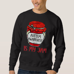 Autism Awareness är Sylt Cute Memes Autistic Supp Lång Ärmad Tröja
