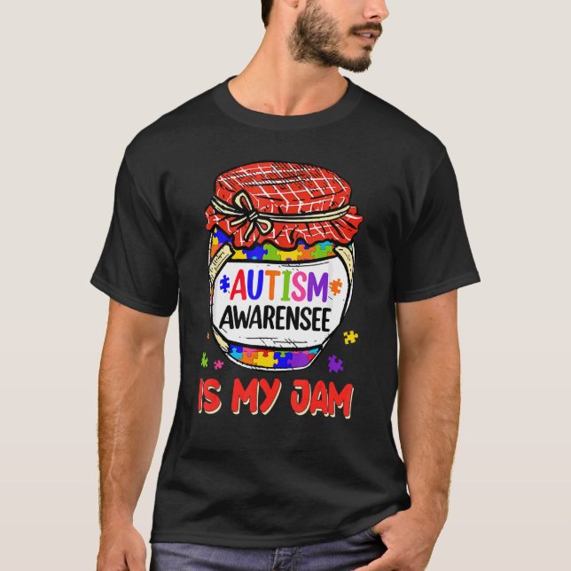 Autism Awareness är Sylt Cute Memes Autistic Supp T Shirt (Framsida)