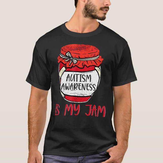 Autism Awareness är Sylt Cute Memes Autistic Supp T Shirt (Framsida)